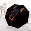 1pc Doberman, Totem Automatic Open/close, All-Season Portable Folding Umbrella, Travel, Everyday, Formal Events070
