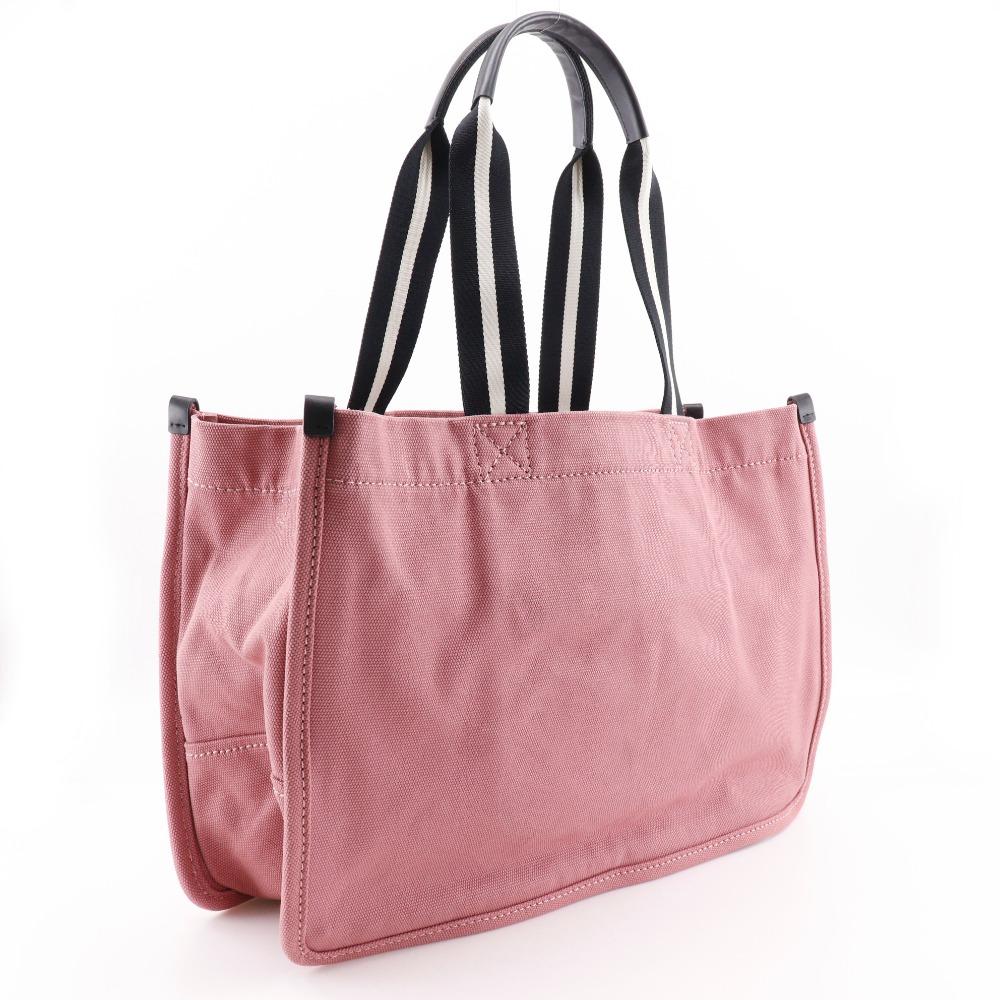 Marc Jacobs Logo Torba Tote H052M06FA21 668 różowe płótno Kobiety Używane