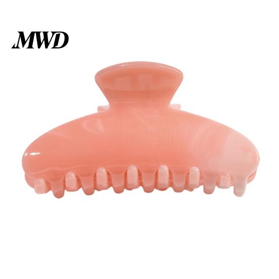 Gentle Pastel Hair Clip Back Head Claw, Macaron Color Shower Clip, Smooth Surface Large Long Claw Anti-Slip Teeth Accessory for Buns Commuting Travel