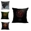 Luxurious Game Of Thrones Fire And Blood Throw Pillow Case For Elegant Home Decor