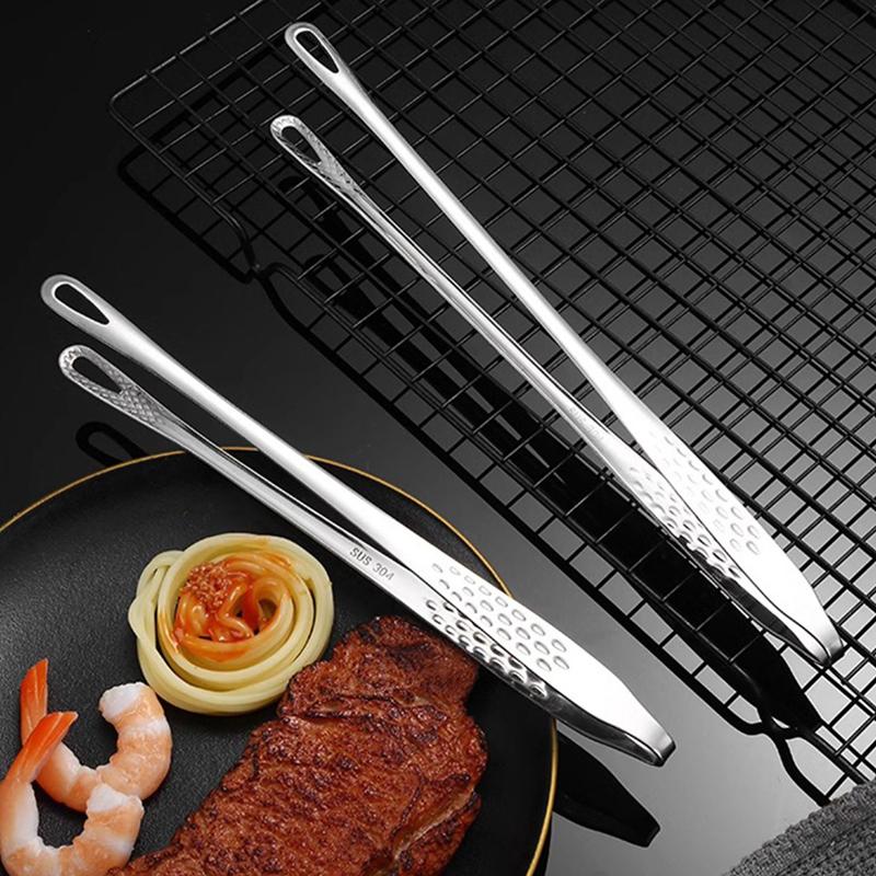Multifunction Barbecue Tongs Food Tongs Food Clip Kitchen Gadgets Stainless Steel Churrasco Tweezers Clip Buffet BBQ Tools