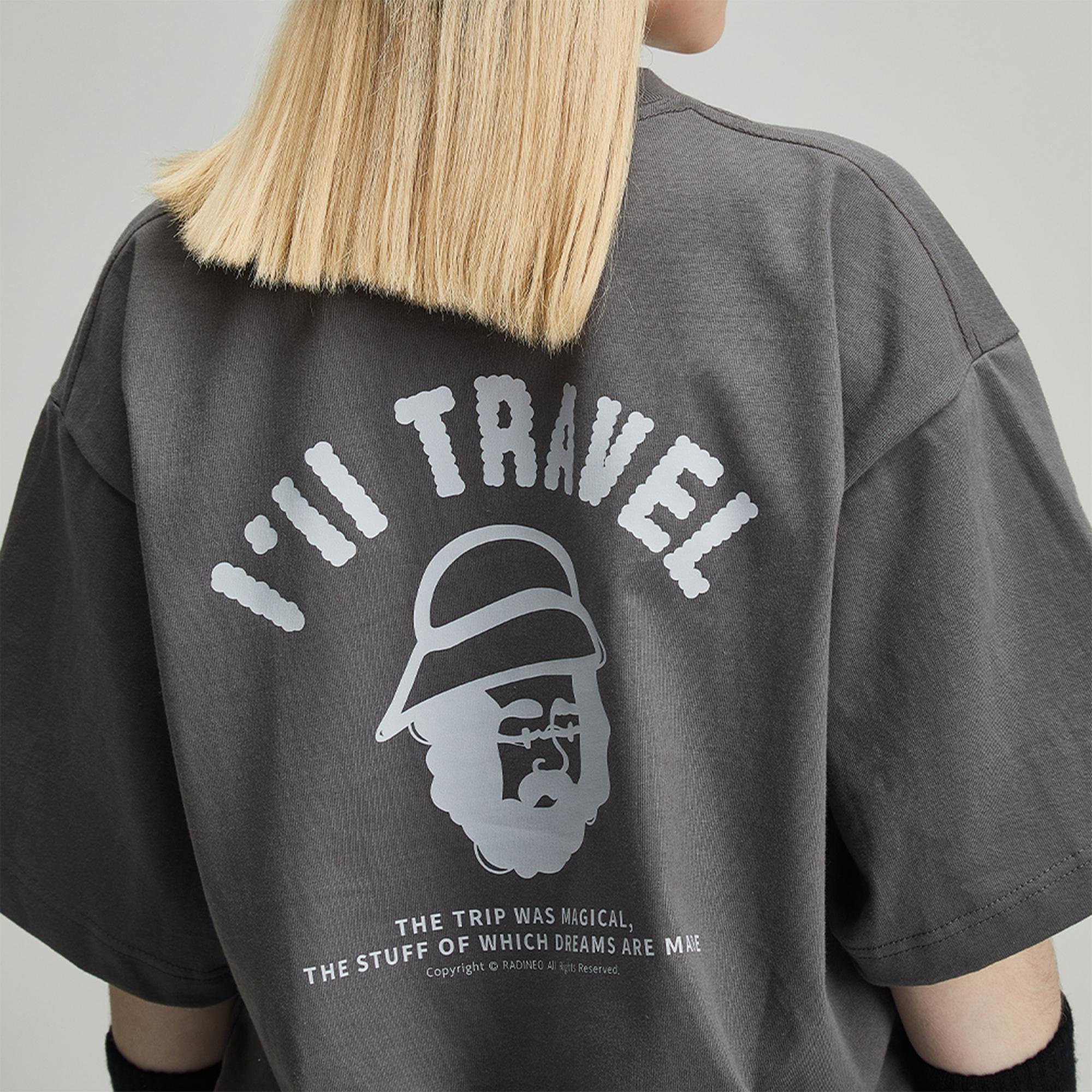 Radineo Traveler Grey Short Sleeve T-Shirt M