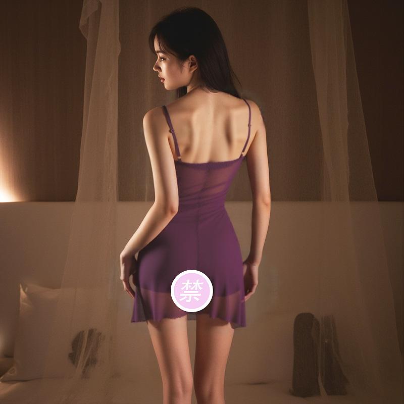 Sexy Unterwäsche Sexy Netz-Transparenz Abstinenz Spaß Damenkleidung Strumpfhalter Nachthemd Königliche Schwester Schlafanzug