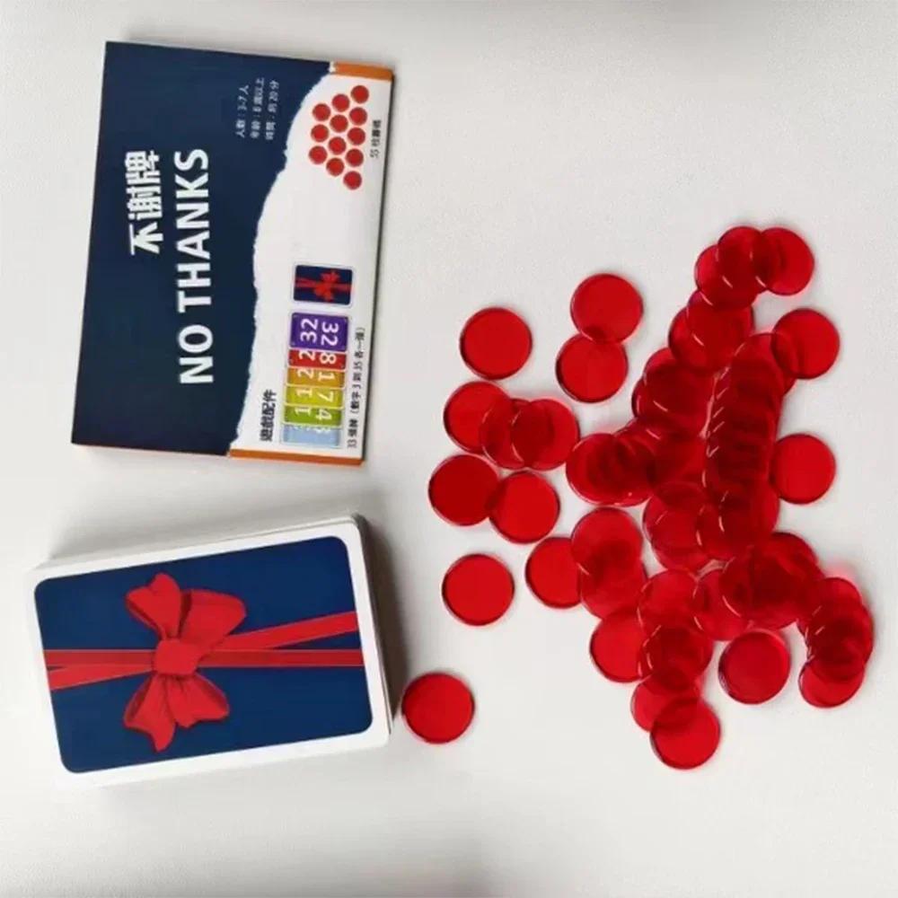 Ne, děkuji Stolní hra Zábavná karetní hra pro všechny věkové kategorie Podporuje smích a rodinnou zábavu