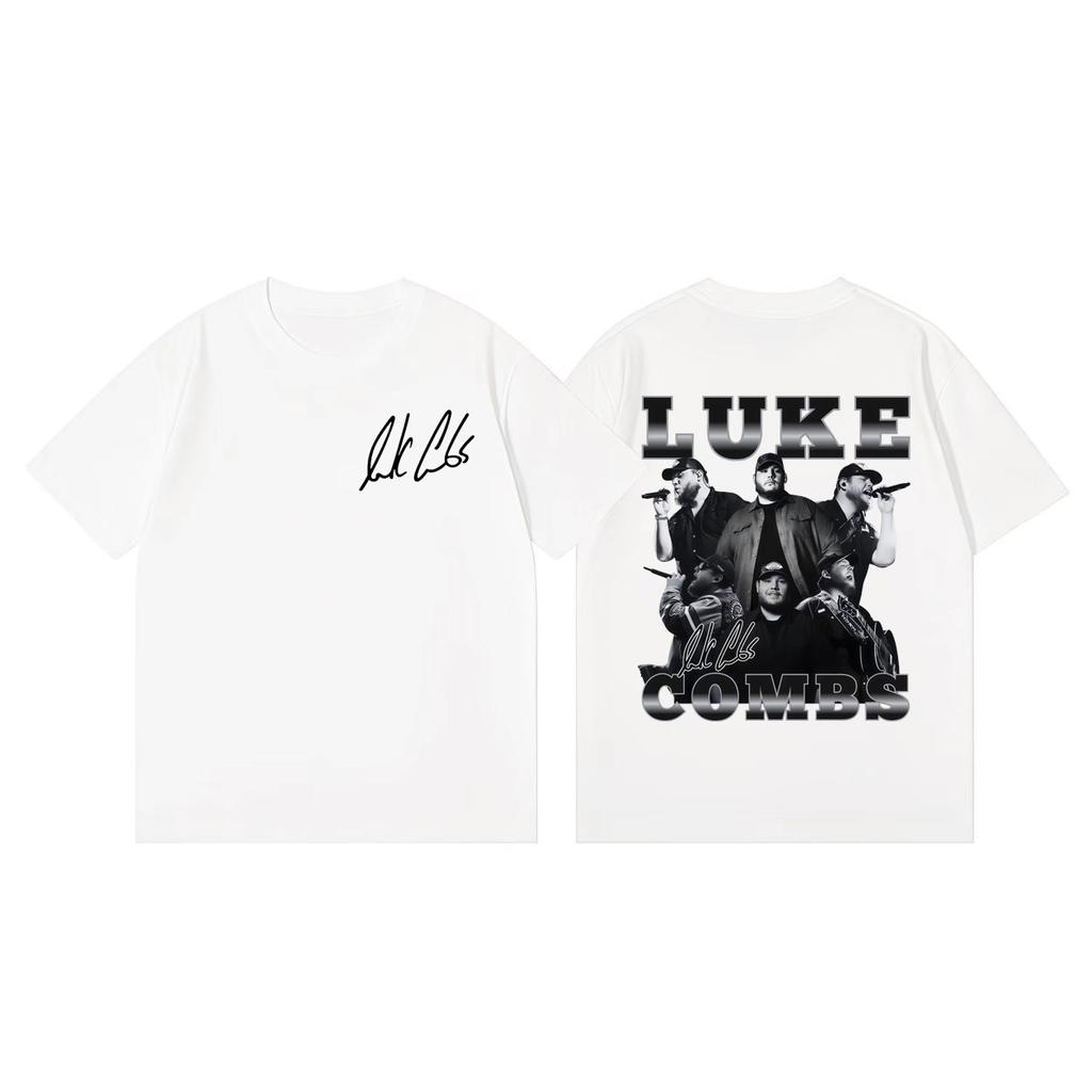 Luke Combs My Kinda Saeurday Night Tour 2026 Graphic T Shirts Fashion Vintage Short Sleeve Tshirt Unisex Casual Cotton Tshirts