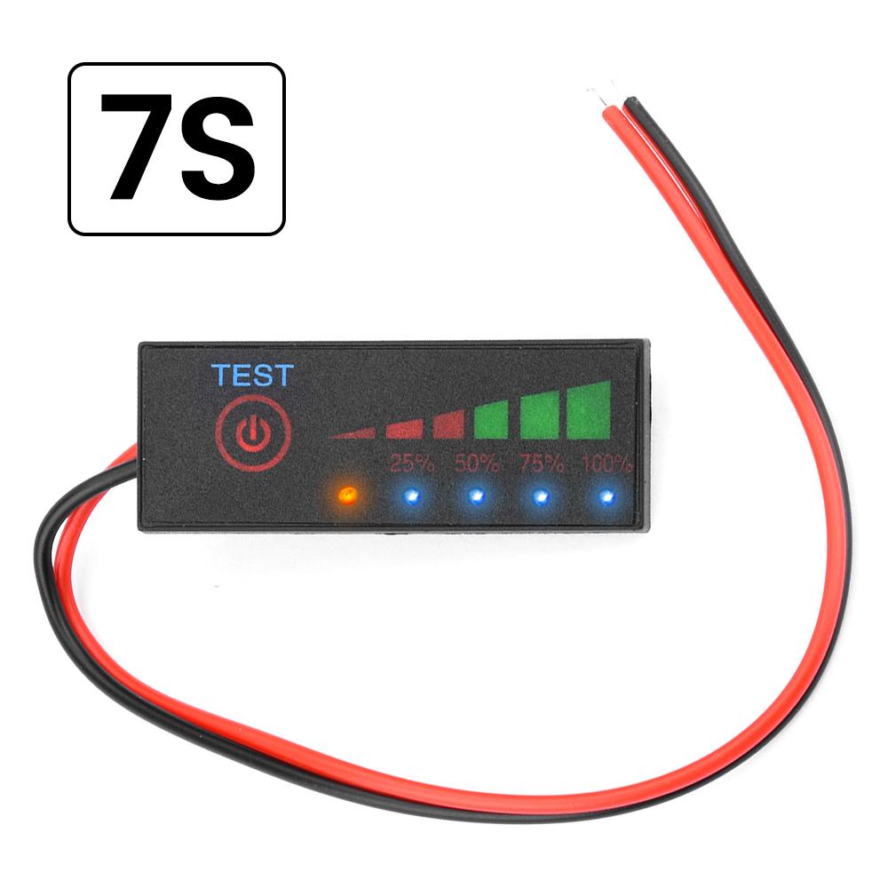 1S 3S 7S Battery Level Indicator Ternary Lithium Battery Capacity Tester Meter Module Battery Capacity Display Tester Meter