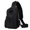 Fishing Sling Bag for Men Oxford Cloth Water Proof Waist Chest Shoulder Pack Sling Fishing Backpack for Outdoor Camping