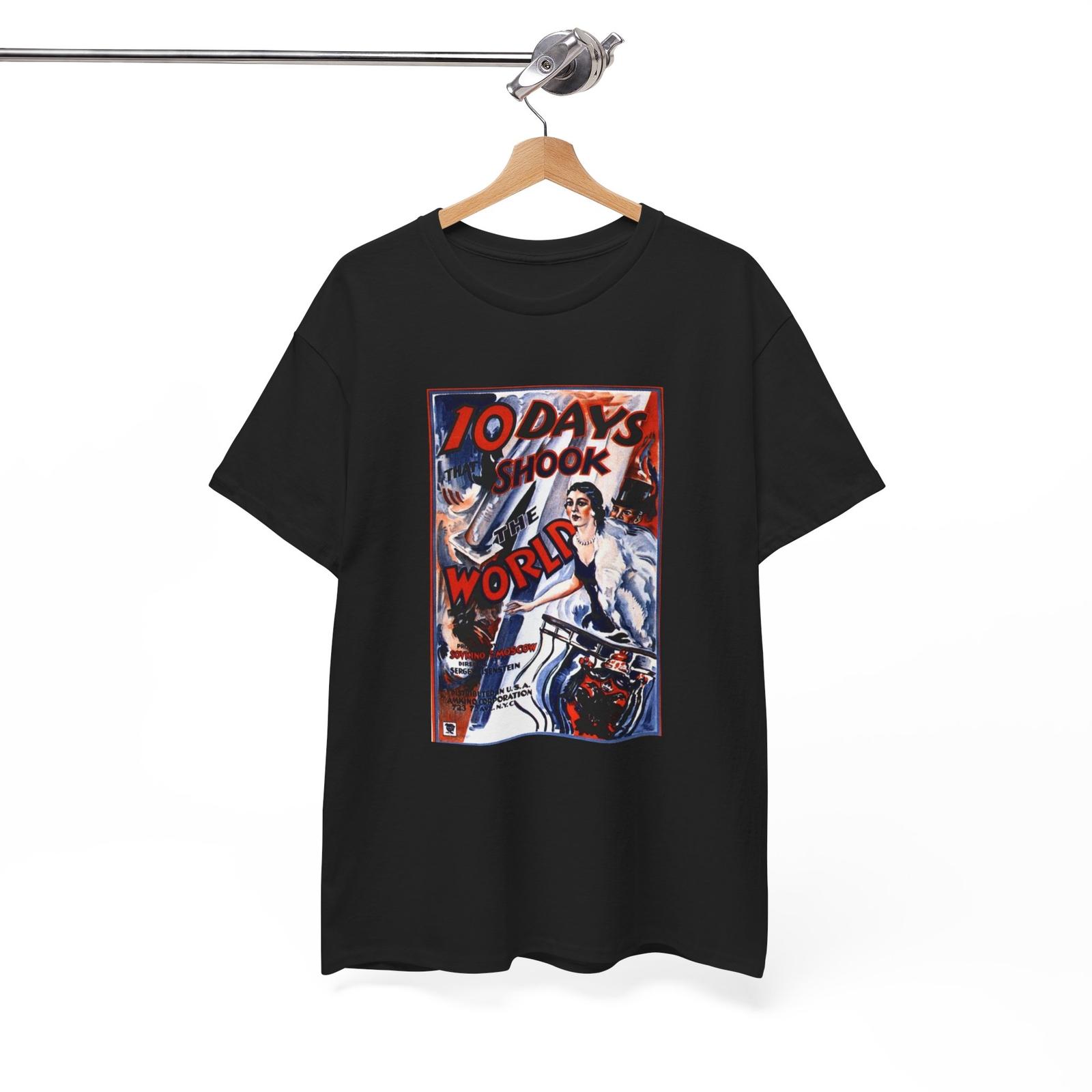 Throwback Retro Movie Poster Tee 10 Days That Shook The World NWT S-5XL S
