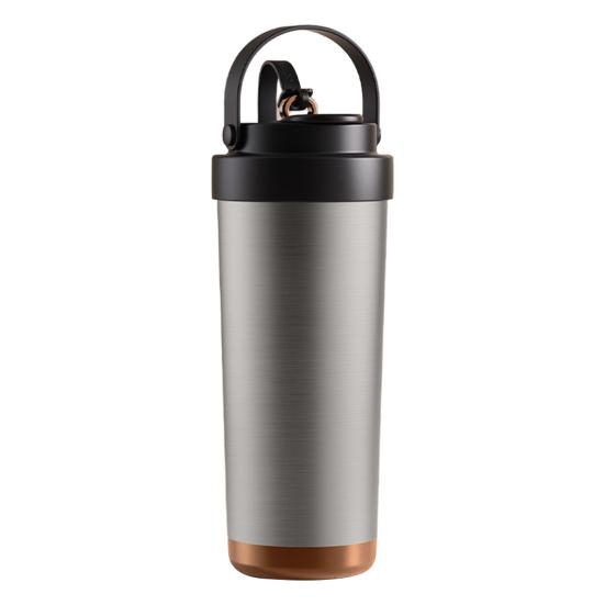 750ml Stainless Steel Thermal Cup Double Wall Vacuum Insulated Mug with Leak-Proof Lid Three-in-One Spout Design Coffee Cup