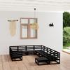 Garden Furniture Set 11 Pcs Solid Pine Wood