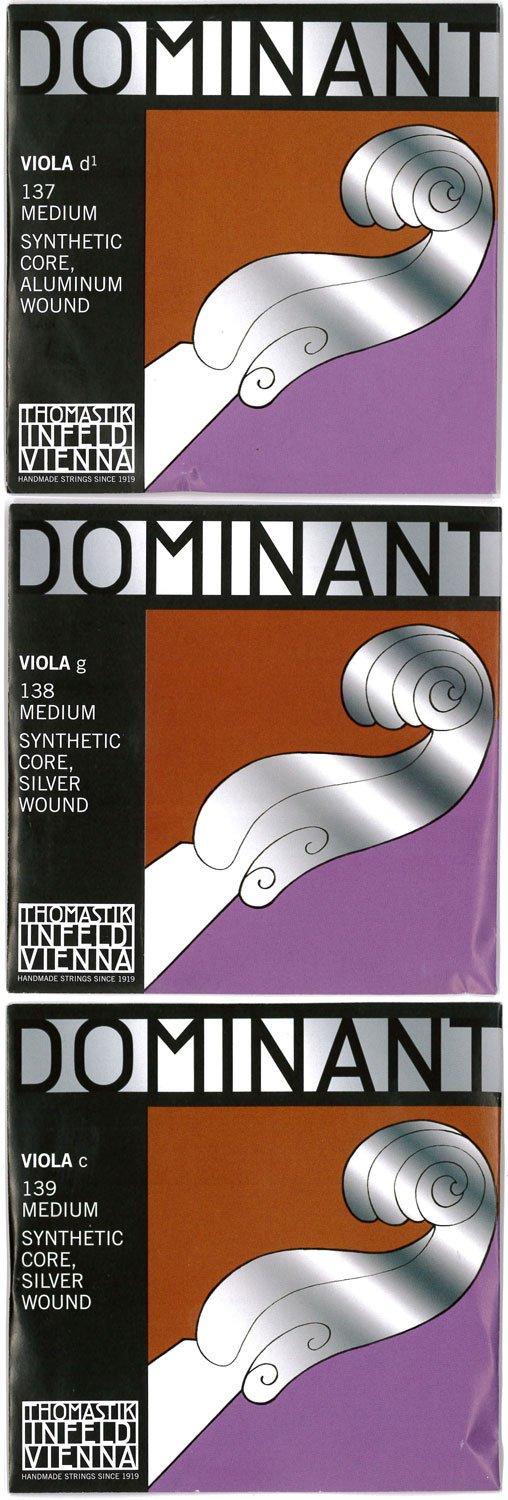 THOMASTIK Dominant Viola String Set C 4/4 (D, G, strings)