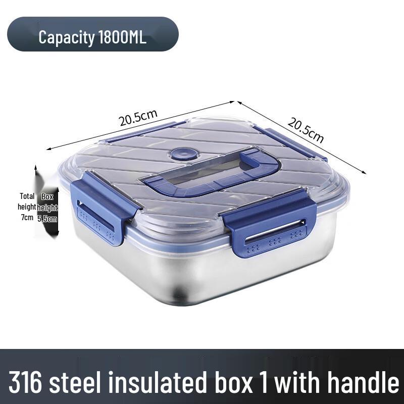 

Wutuo Stainless Steel Food Storage Container Set