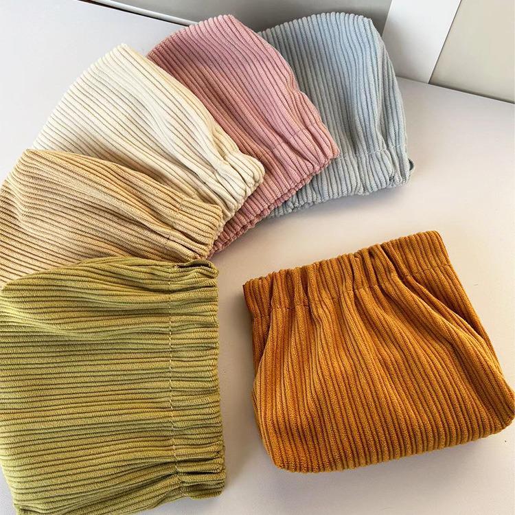 2023 Damen Cord Kordelzug Münzbörse & Kosmetiktasche