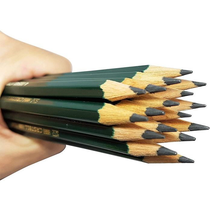 Faber-Castell CASTELL 9000 Crayon HB pack de 12