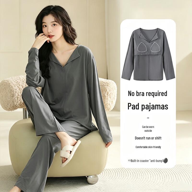 Langsha Women's Antibacterial Modal Cotton Lounge Set