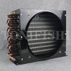 1/4P 3/8P Condenser Air Cold Water Cooling Radiator Copper Tube Aluminum Fin Heat Exchanger 2*8*250