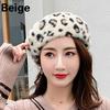 Toamnă și Iarnă Beretă Leopard Print Femeie Moda Sălbatică Artă Pictor Pălărie Spotted Plush Hats
