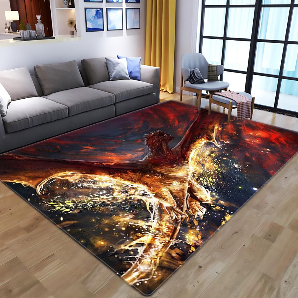 Living Room 3D Printed Carpet Floor Mat Bedroom Carpet Children'S Non-Slip Crawling Carpet Floor Mat