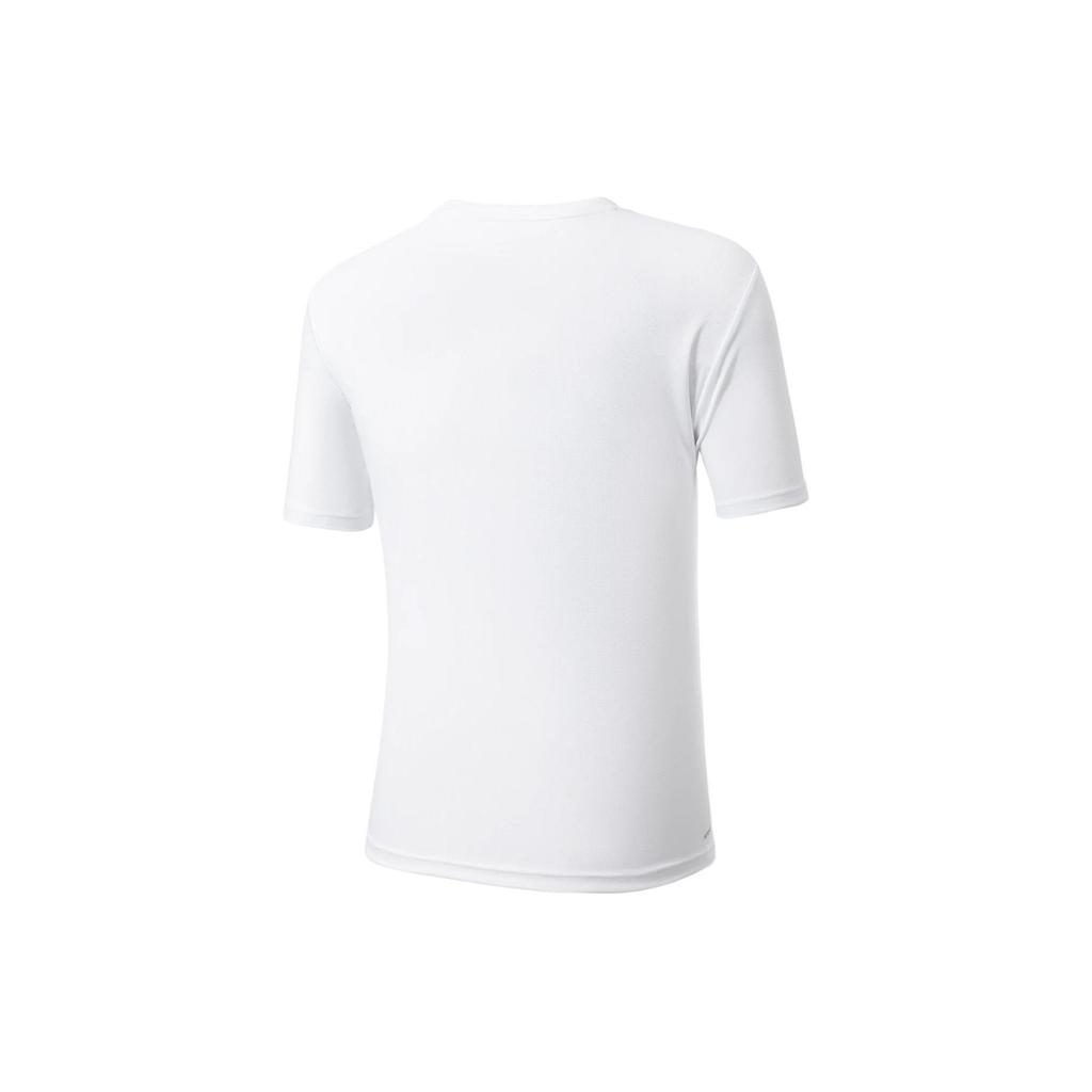 Li Ning Badminton Collection T Shirt Unisex Standard White ATSU493-2