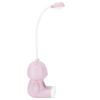 Mini Table Lamp Cute Bear LED Rechargeable Student Bedroom Eye Protection Night LightPink Bear