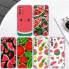 BH12 Cartoon Fruit Watermelon Phone Case for Motorola Moto G40 G04 G05 One Ace Action  Fusion + Plus Hyper Macro Vision Zoom
