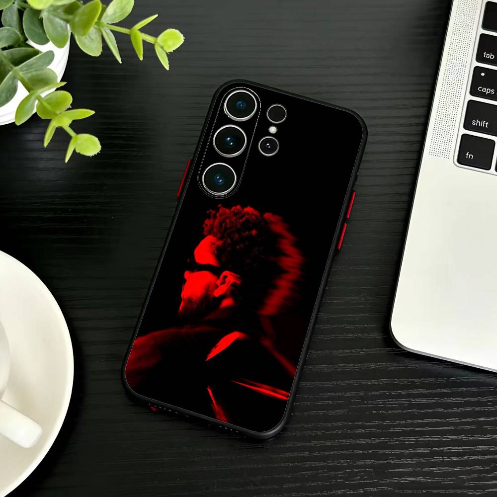 

The Weeknd Phone Case For Samsung S26,S25,S24,S23,S22,S30,S21,Ultra,Plus,FE 5G Black Soft Cover Samsung S24fe