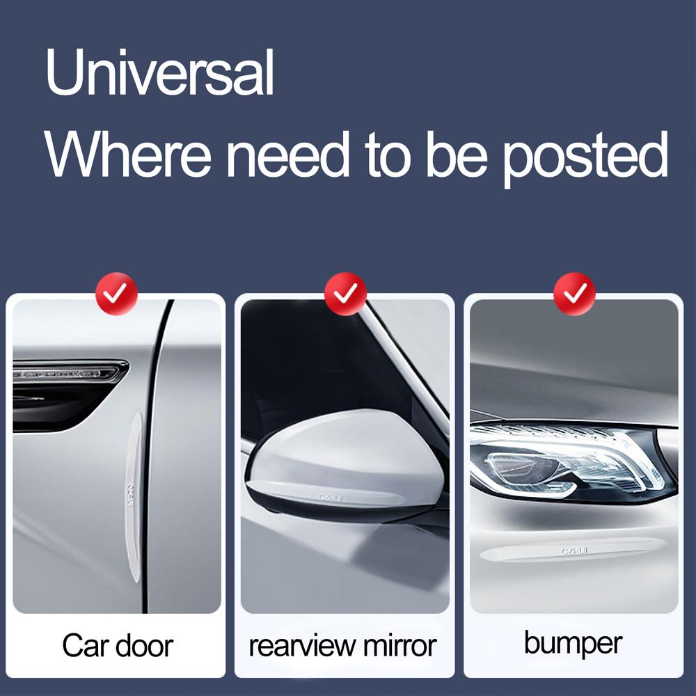 Autotür Kollisionsschutzleiste Autotürkantenschutz Stoßfängerleiste Eckschutz Rückspiegel Kratzschutzaufkleber Styling