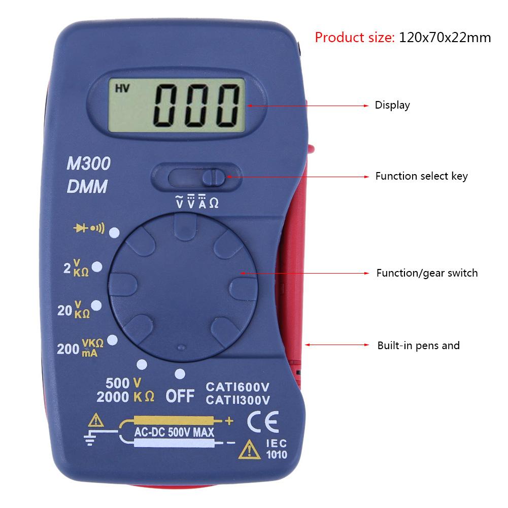 Portable Capacitor Tester Ultra Thin Multifunctional Multimetro Tester High-precision Auto Range for Electrician Supplies