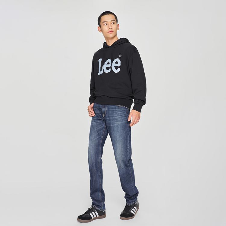 Comfortable Logo Print Hooded Long Sleeve Sweatshirt Men sweatshirts LMT010285207728K11000