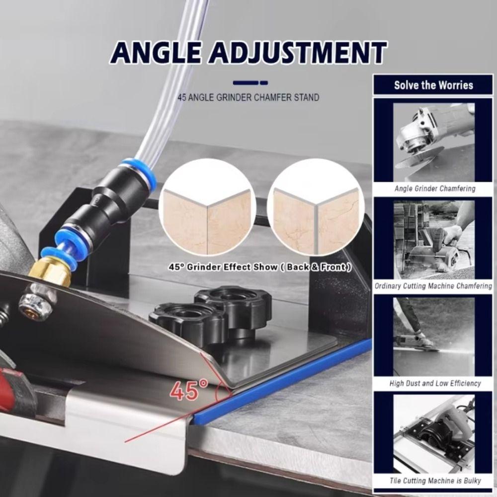 Cutting 45 Angle Tile Chamfering Tool 45 Degree Chamfer Tile Grinder Attachments  Carpentry