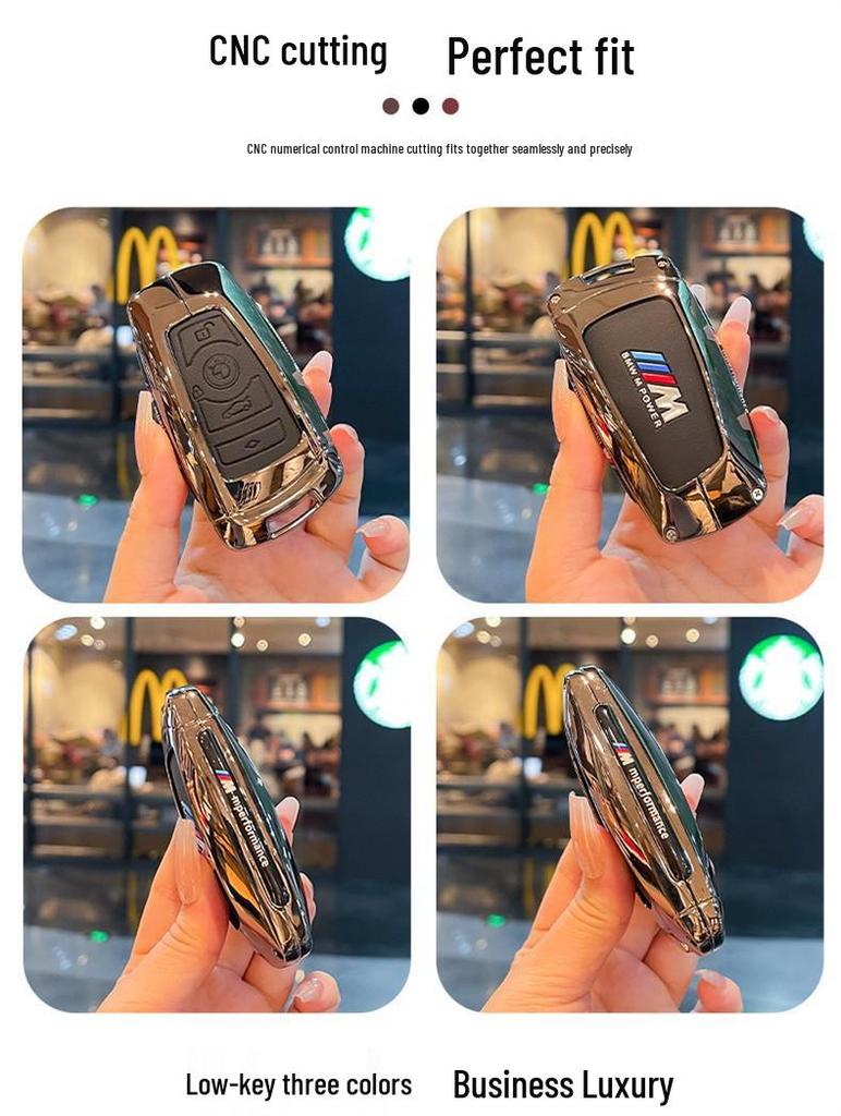 Compatible BMW Key Covers for X1/X2/X3/X4/X5/X6, 7/5/3 Series, Blade i3, and 525/325/530li Models