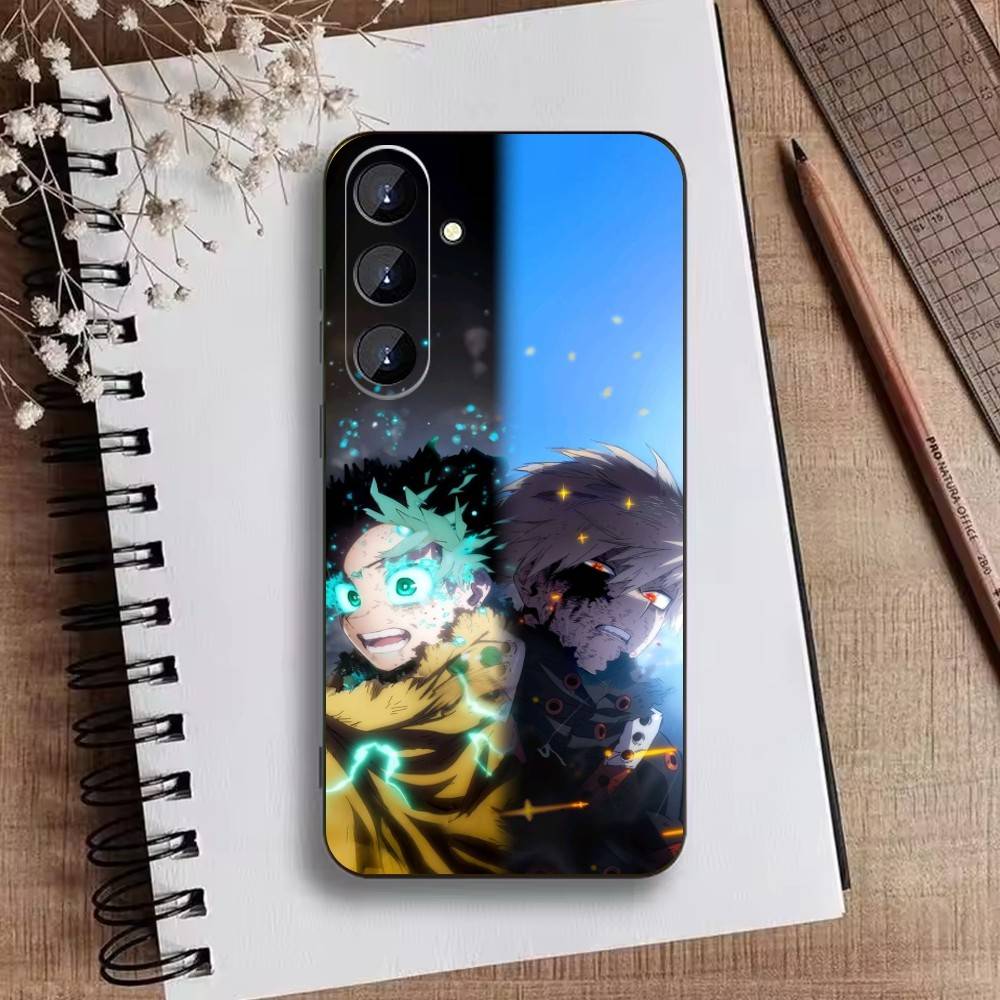 Katsuki Bakugo R-Hero Academia Phone Case For Samsung Galaxy A73,A21s,A22,A31,A52,A53,A71,A41Soft Black Shell