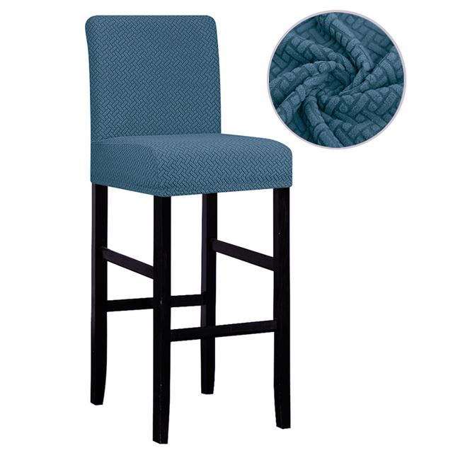 Short Size Water Resist Bar Chair Cover Chair Protector Seat Cover Slipcover For Hotel Banquet Wedding Party Dining Room