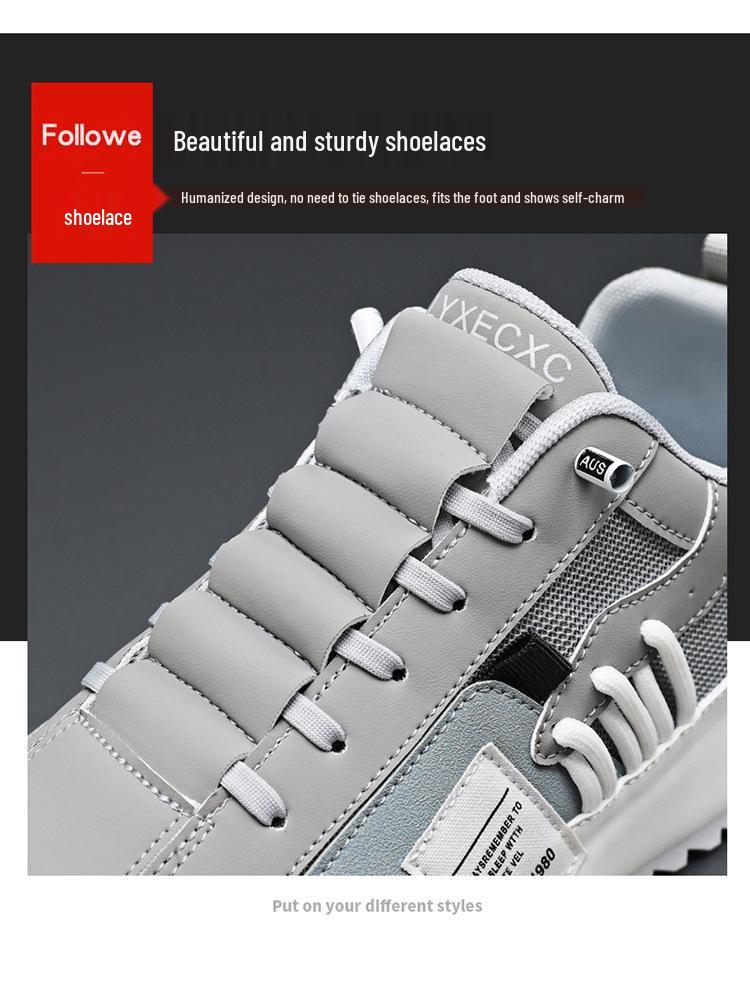 2024 European Men's Breathable Plus Size Athletic Casual Shoes: Autumn Fashion Trend