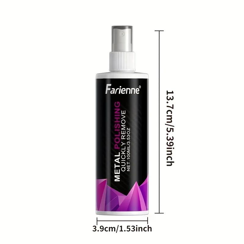 Car Rust Removal Spray - Metal Paint Cleaner,iron Powder Cleaner for Car Maintenance, Rust Inhibitor for Cars and Metal Products