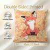 Cute Bokko Fox Cushion Cover Cushion Cover Set 4Pcs 50X50 45X45 40X40 Pillowcase Decorative Sofa Home Decor