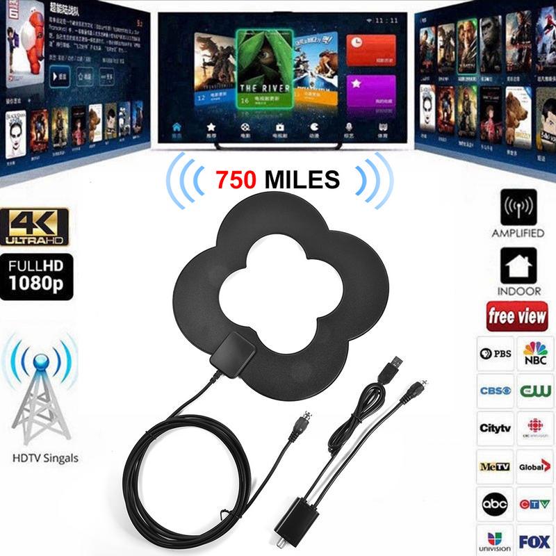 Digital TV Antenna,LAN-1071 ATSC//DVB-T2 Universal 1080P//4K FULL HD Indoor Digital TV Antenna for EU//US