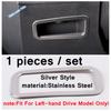 Silver Interior Fit For Peugeot 3008 5008 GT 2017 -  Glove & Gear Shift Box Sequ / AC Vent / Door Handle Bowl Cover Trim