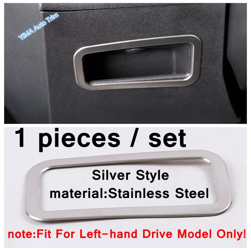 Silver Interior Fit For Peugeot 3008 5008 GT 2017 - Glove & Gear Shift Box Sequ / AC Vent / Door Handle Bowl Cover Trim