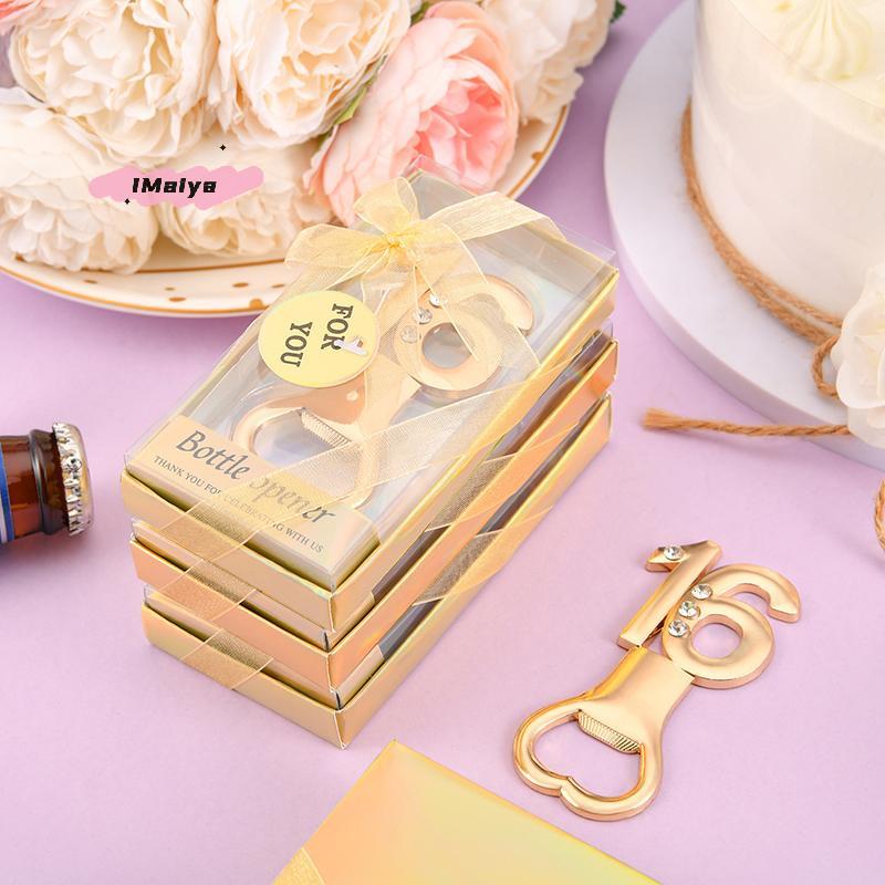Customizable Shape Bottle Opener 16/18/20/21/30/40/50/60 for Birthday Party Return Gifts Wedding Souvenirs Beer Opener