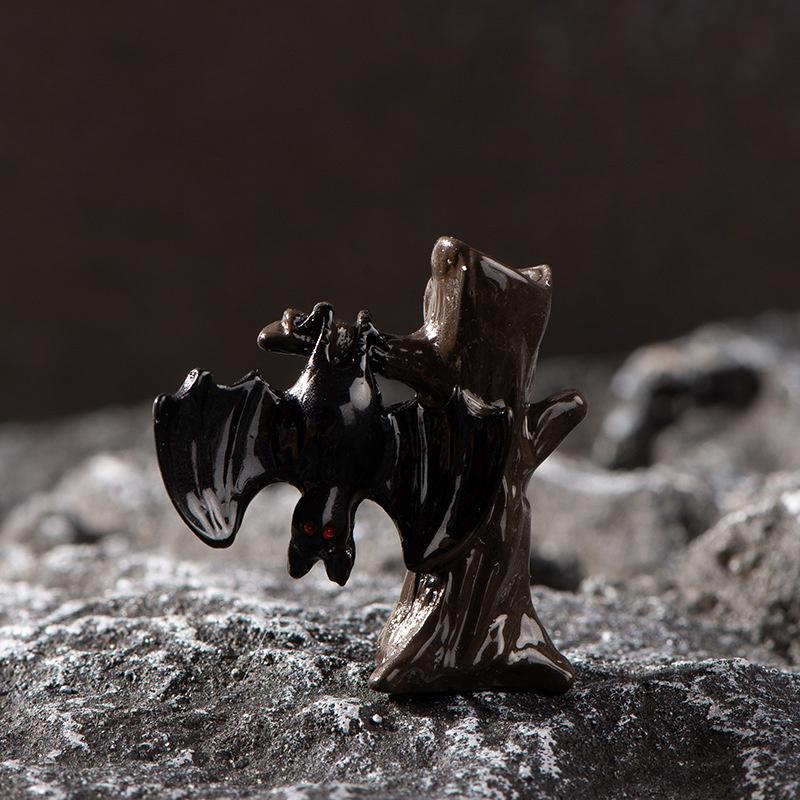 

Микропейзаж Хэллоуин украшения аксессуары Мумия Череп Волшебник без лица Монстр Тыква смола маленькие украшения