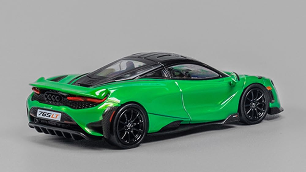 CM MODEL McLaren 765LT Green Chrome Finished Product 1/64