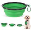 2-in-1 Foldable Dog Bowl - TPR Collapsible Pet Feeder, BPA-Free Travel Food & Water Dish for Dogs Cats  (Silicone Base)