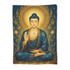 Buddha Yoga Decke Fleece Sofa Überwurf Atmungsaktive Überwürfe für Couch Bettwäsche Outdoor Decken Tagesdecke Steppdecke