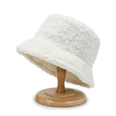 Autumn and Winter Hat Women's Light Board Trendy Lamb Wool Japanese Fisherman Hat Fashionable Light Board Short Basin Hat