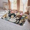 Anime S Steins;Gate Floor Mat Eco  Flannel Doormat Non Slip Odorless Indoor Floor Rug Soft Short Plush Home Mat