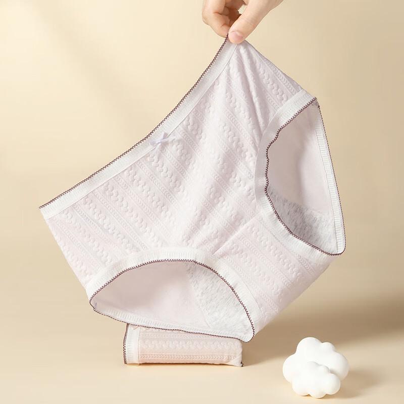 Fenteng Kexin Women's Lyocell Ice Silk Leak-Proof Briefs 2-Pack