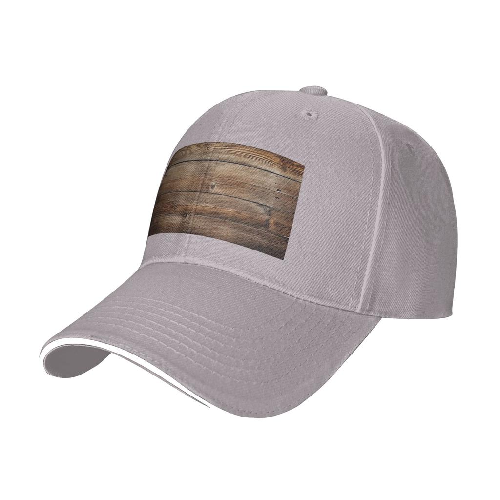 Wood Grain Retro Cap Casual Baseball Caps Adjustable Hat Hip Hop Summer Unisex Baseball Hats Customizable