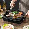 Grilling Plate, Frying Pan, Steak Plate, Household Maifan Stone Non-Stick Grilling Pan, Barbecue Plate, Specialized Teppanyaki Plate