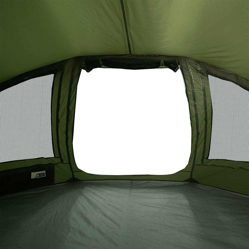 Fishing Tent for 5 Persons Olive Green Waterproof